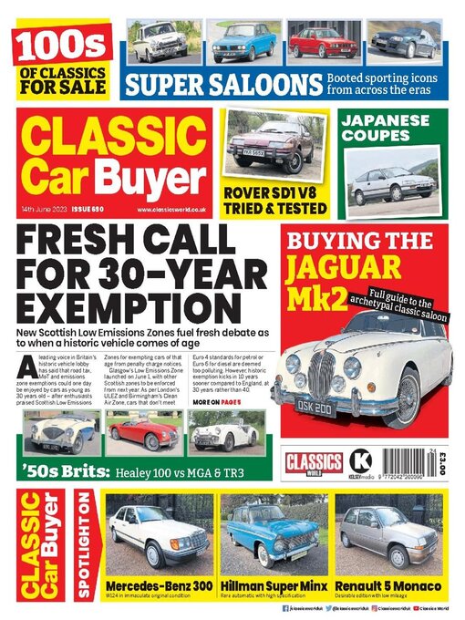 Title details for Classic Car Buyer by Kelsey Publishing Ltd - Available